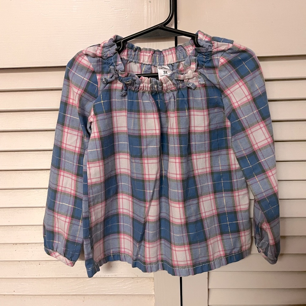 Carters 3T blouse 2/$10🌸